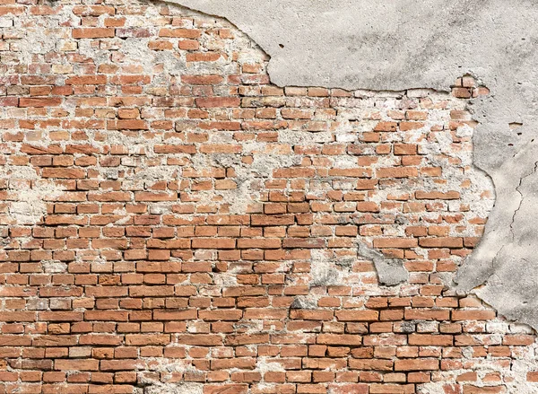 Lege oude bakstenen muur — Stockfoto