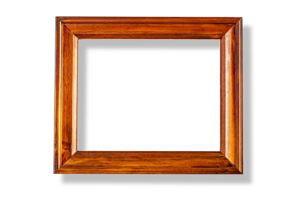 Wooden frame isolated — Stock Photo, Image