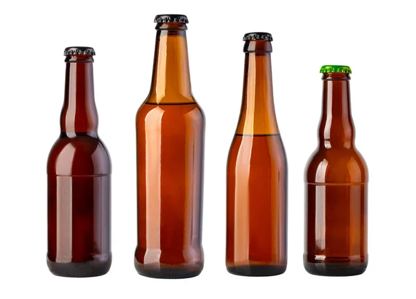 Birra bottiglia isolata — Foto Stock