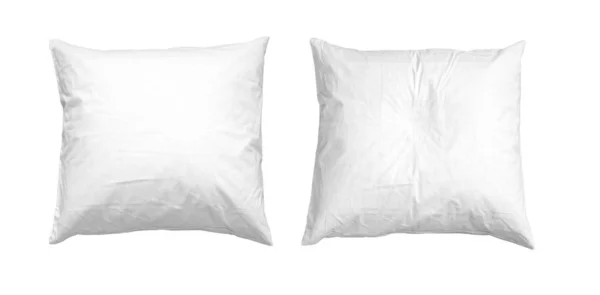 Мягкая подушка на белом — стоковое фото