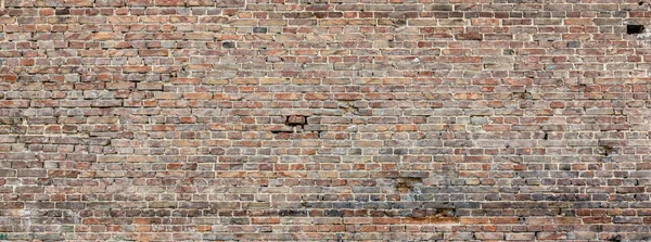 Oude bakstenen muur met witte en rode bakstenen achtergrond — Stockfoto