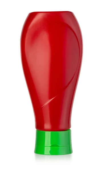 Изолированная бутылка с кетчупом — стоковое фото