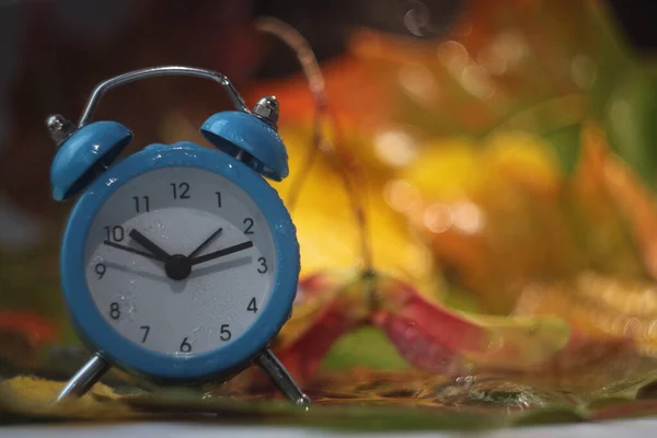 Eine Uhr aus nächster Nähe — Stockfoto