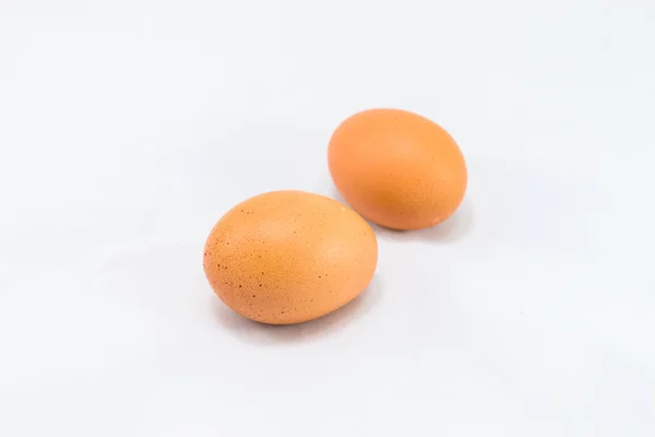 Eier Isoliert Auf Weißem Hintergrund — Stockfoto
