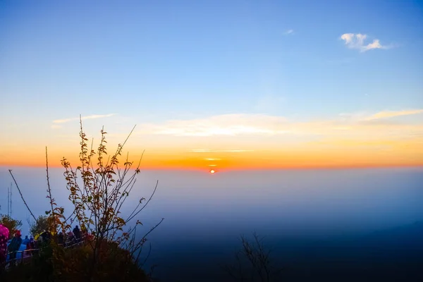 Sonnenaufgang Der Berglandschaft — Stockfoto