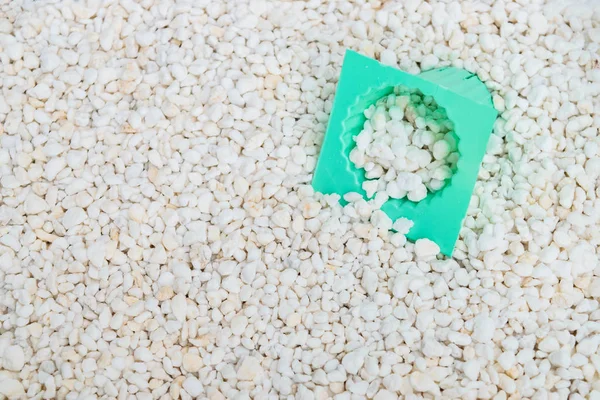 Perlite Com Xícara Plantio Conjunto Para Hidroponia Vegetal — Fotografia de Stock