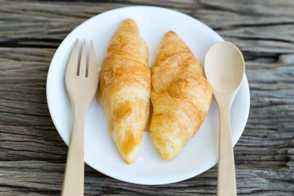 Frissen sütött croissant — Stock Fotó