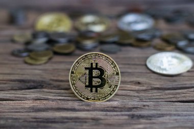 Dijital para birimi fiziksel metal bitcoin sikke