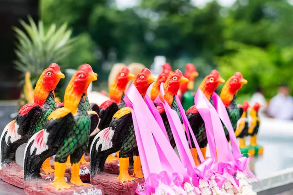 Thajská kuřecí socha — Stock fotografie