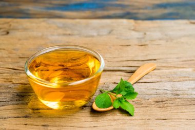 Bir bardak stevia çay