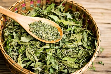 Kuru stevia yaprağı