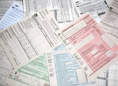 Çeşitli hesaplamalar dosyalama için vergi formlar