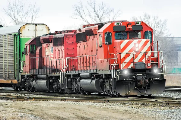 Auto trein vanuit Detroit — Stockfoto