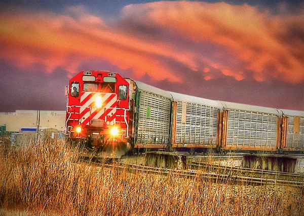 Train Auto de Detroit — Photo