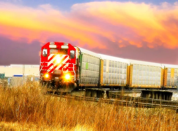 Auto Train from Detroit — Stock Photo, Image