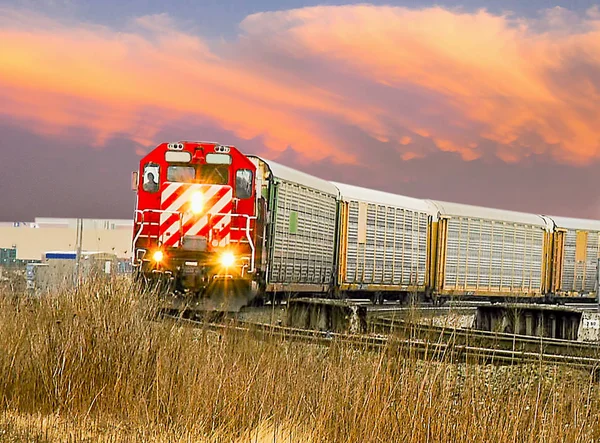 Auto Train from Detroit — Stock Photo, Image