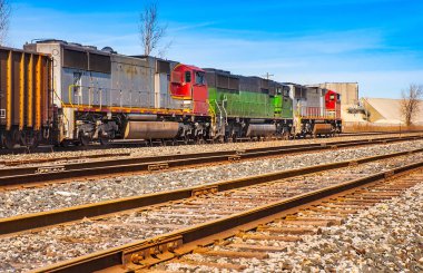 Detroit Renkli Tren Lokomotifler