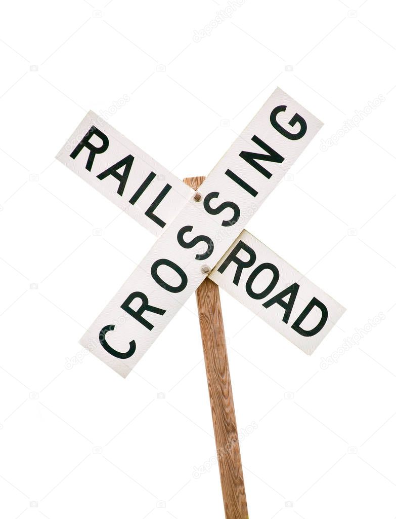 Railroad Crossing Signal Isolated