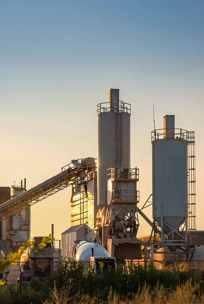 Usine de mélangeur de ciment — Photo