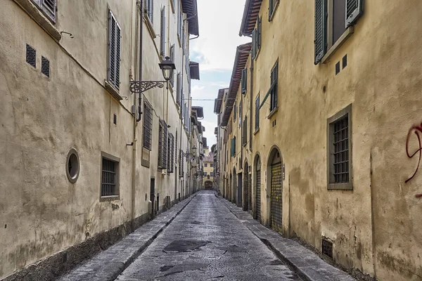 Charmantes Rues Étroites Florence Ville Toscane Italie Jour — Photo