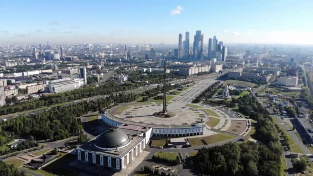 Стелла Парке Победы Поклонной Горе Москве — стоковое видео