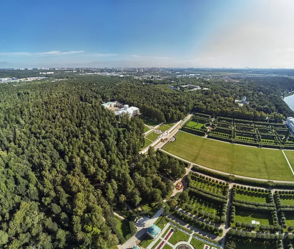 Arkhangelskoye is a historical estate in Krasnogorsky District, Moscow Oblast, and Russia. Aerial drone view