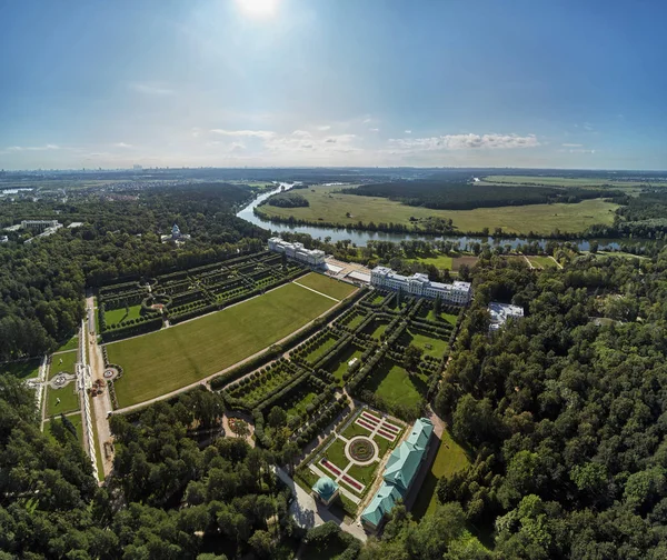 Arkhangelskoye is a historical estate in Krasnogorsky District, Moscow Oblast, and Russia. Aerial drone view