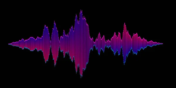 Abstract Music Background Sound Waves Equalizer Digital Waveform Design Vector — Stock Vector