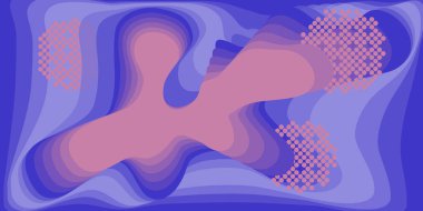 Noktalar ve çizgiler ile soyut tarzda arka plan.