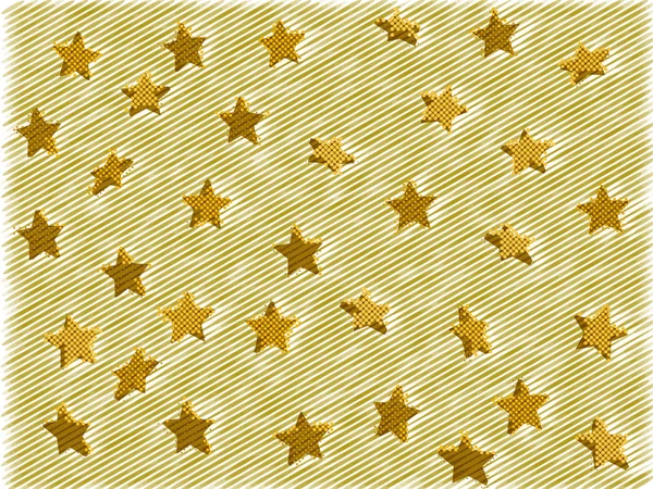 Absztrakt Csillagok Pontok Vonalak Háttér Fehér Arany Absztrakt Dekoráció — Stock Vector