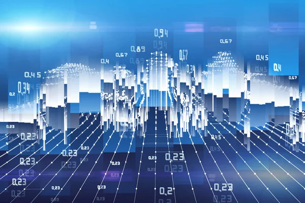 Abstract analysis. Критического анализа абстракция. Abstract analysis grid. Инфографика на темном синем фоне. Abstract analysis.