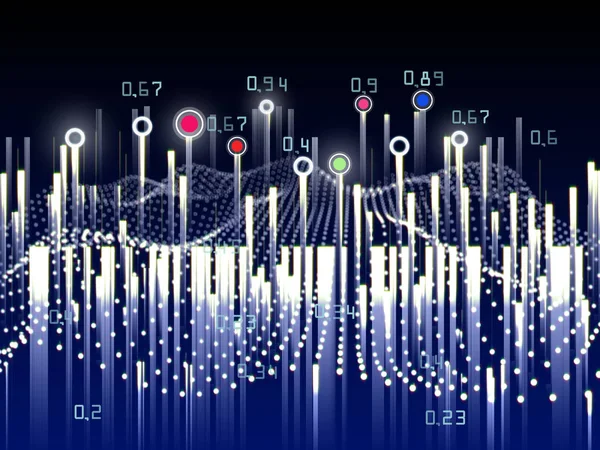 Abstracte analyse infographics achtergrond. Big data. Computing — Stockfoto