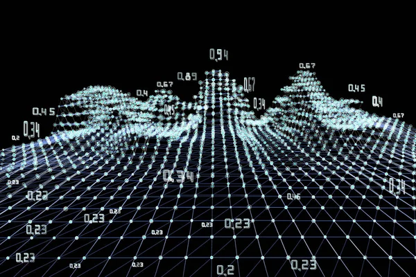 Antecedentes de infografías de análisis abstracto. Big data. Diagrama an — Archivo Imágenes Vectoriales