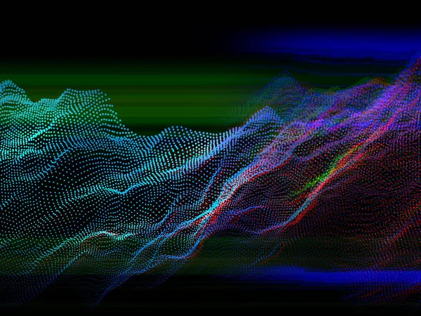 Música fondo abstracto. Ecualizador mostrando onda sonora. Technol — Foto de Stock