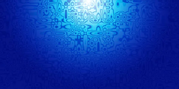 Fundo Azul Abstrato Com Curva Mosaico Brilho Ilustração Vetorial Efeito — Vetor de Stock