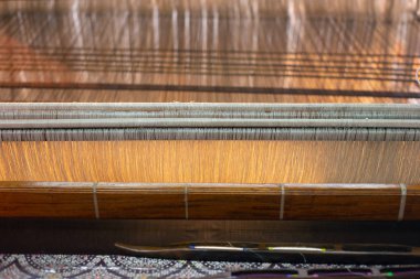 Geleneksel dokuma tezgahı makinesi Tayland