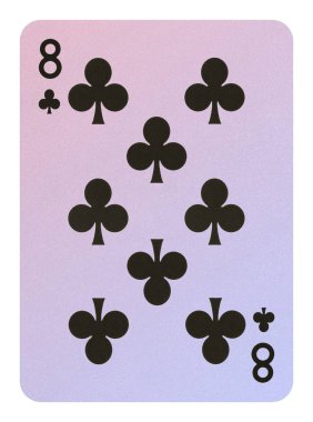 İskambil kartları, sekiz kulüpleri