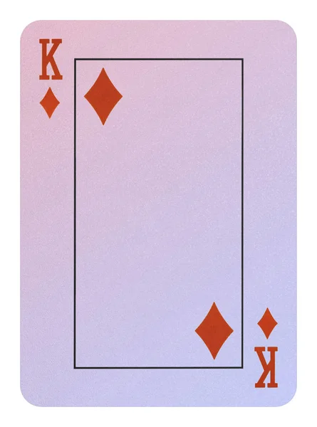 Hrací Karty Kárový Král — Stock fotografie