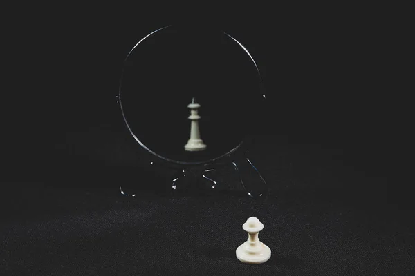 桌上的棋子 — 图库照片