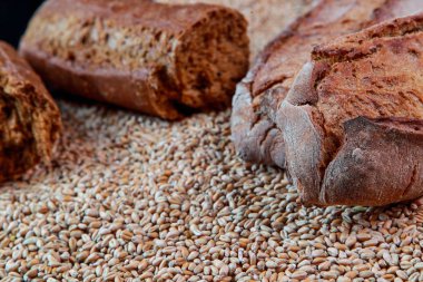 lezzetli Yunan baget ve buğday