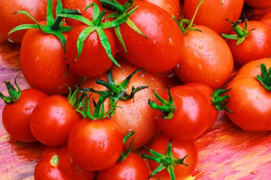 kırmızı taze ev yapımı domates arka plan