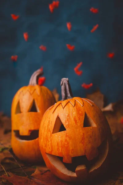 Halloween Tök Érezd Jól Magad Stúdióban — Stock Fotó