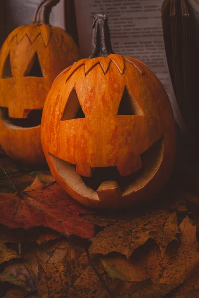 Halloween Pumpkins Have Fun Studio — Stock Photo, Image