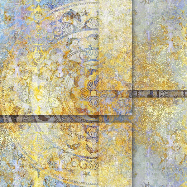 Hintergrundform Geometrisch Goldene Farbe — Stockfoto