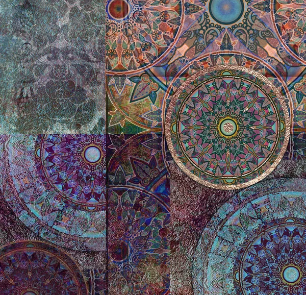 Vintage eski çiçek desenli arka plan