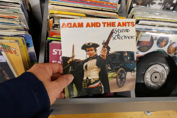 Netherlands September 2020 Single Record Adam Ants Stand Deliver 영국의 — 스톡 사진
