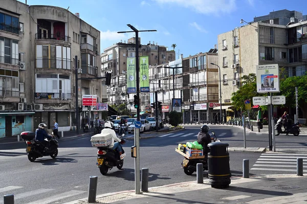 Givatayim Tel Aviv Israele Dicembre 2019 Situazione Del Traffico Givatayim — Foto Stock