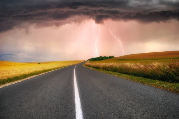 Camino Tormenta — Foto de Stock