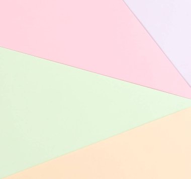 Soyut pastel renkler desen kağıtları arka plan. En az geometrik moda arka plan. Düz yatıyordu, en iyi görünüm. Kopya alanı