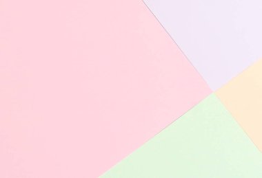 Soyut pastel renkler desen kağıtları arka plan. En az geometrik moda arka plan. Düz yatıyordu, en iyi görünüm. Kopya alanı
